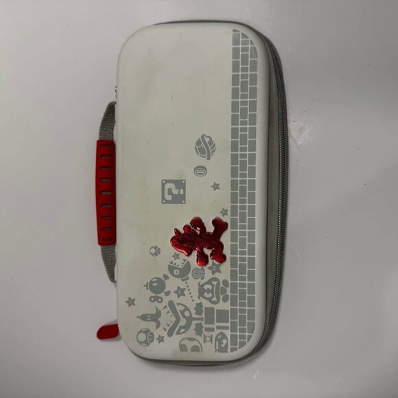 Nintendo Switch Console Deluxe White Mario Travel Carrying Case 8E - Picture 4 of 7